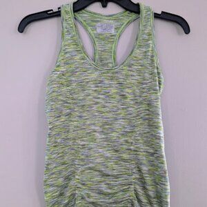 Athleta Fast Track Ruched Racerback Workout Tank Top Size XS